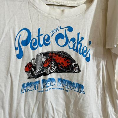 7 Vintage T-Shirts, Tshirts - Racecar, Hot Rod, Advertising