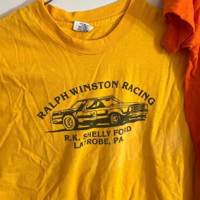 12 Vintage T-Shirts, Tshirts - Racecar, Hot Rods, Advertising, Old German Beer