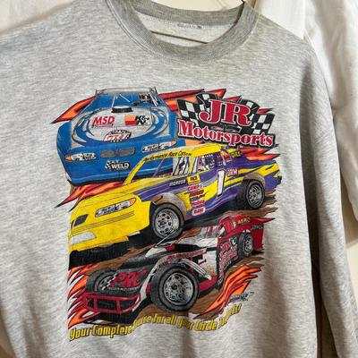 8 Vintage & Contemporary Sweatshirts - Racecar, Advertising