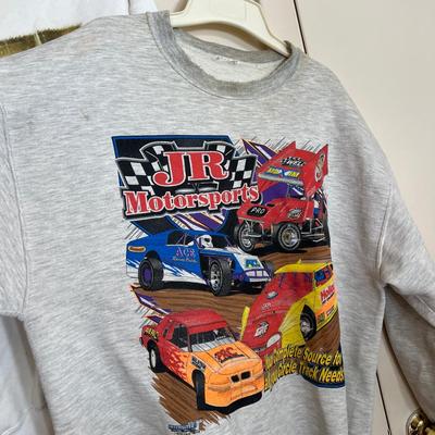 8 Vintage & Contemporary Sweatshirts - Racecar, Advertising