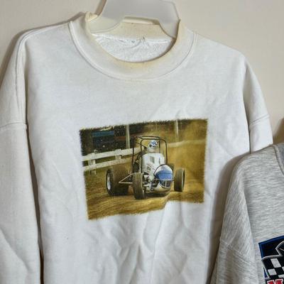 8 Vintage & Contemporary Sweatshirts - Racecar, Advertising