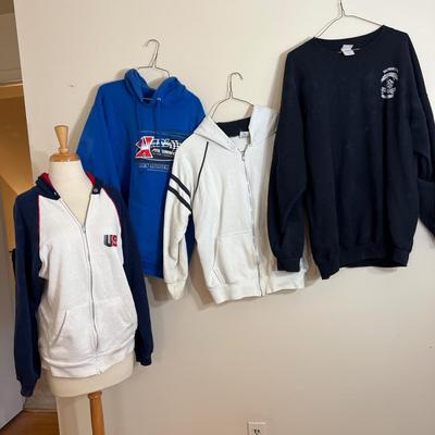 6 Vintage & Contemporary Sweatshirts - Hoodies, Racecar, Maryland