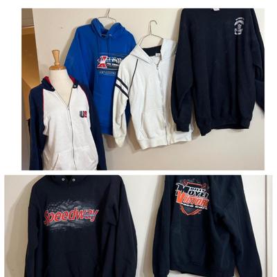 6 Vintage & Contemporary Sweatshirts - Hoodies, Racecar, Maryland