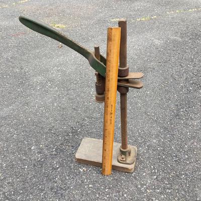 LOT 68: Vintage / Antique Alexanderwerk Meat Grinder and Triumph No. 1 Bottle Capping Tool