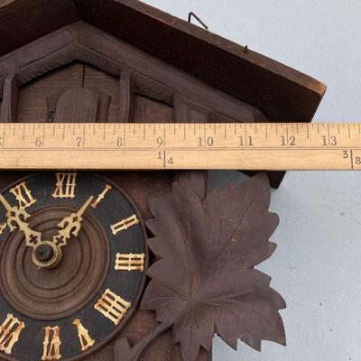 LOT 70: Vintage Wooden Cuckoo Clock