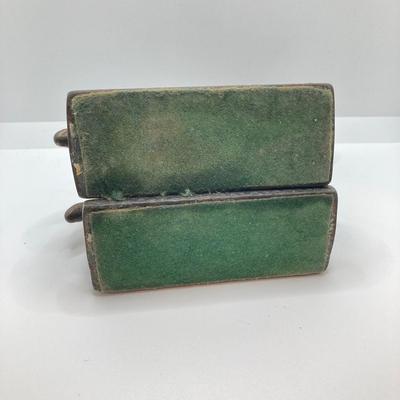 LOT 71: Pair of Brass Shepherd Dog Book Ends with Collection of Dog Related Books and More