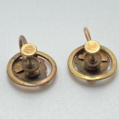 LOT 80: Vintage Clip-on / Screw Back Earring Collection - Crown Trifari, Coro and More