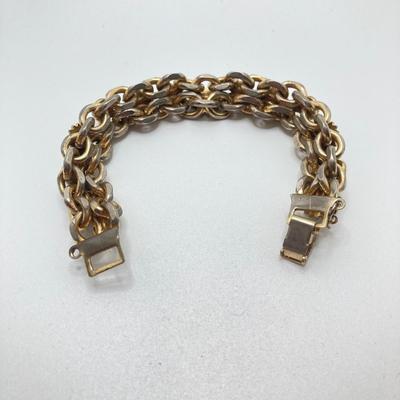 LOT 81: Vintage Gold Tone Jewelry Collection - Talisman Guild 1976 Pyramid Pendant Necklace, Articulated Owl Necklace,