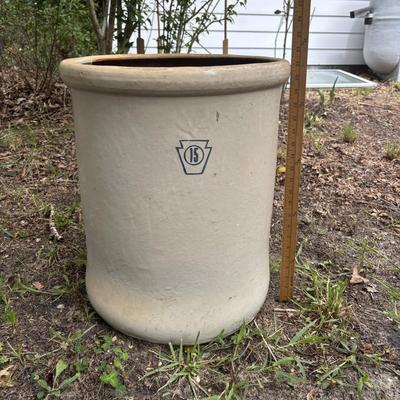 LOT 82: Very Large and Heavy 15 Gallon Stoneware Crock