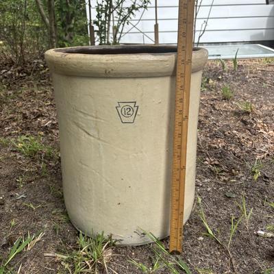LOT 83: Stoneware Crock: 12-Gallons