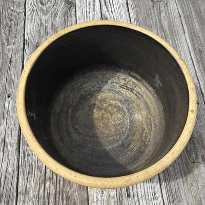 LOT 87: Vintage #2 Two-Tone Stoneware Crock
