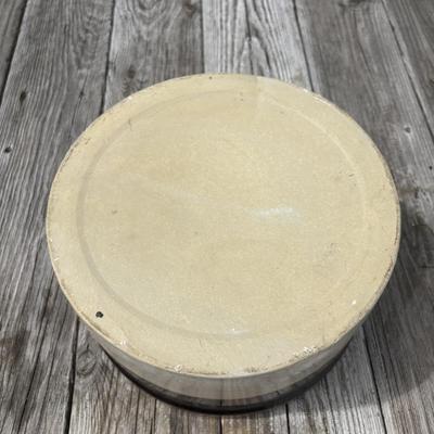 LOT 87: Vintage #2 Two-Tone Stoneware Crock
