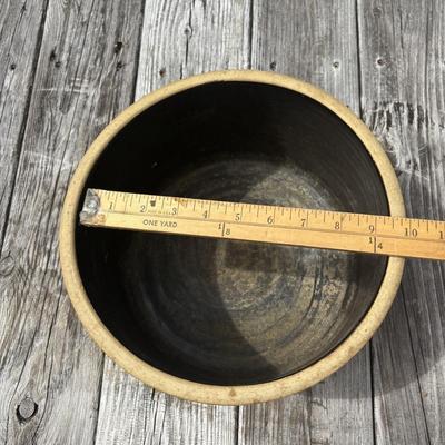 LOT 87: Vintage #2 Two-Tone Stoneware Crock