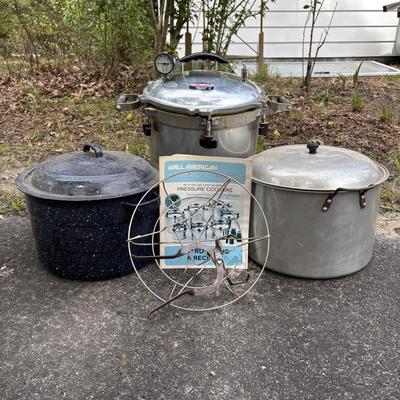 LOT 90: All American Pressure Cooker & Canning Pots