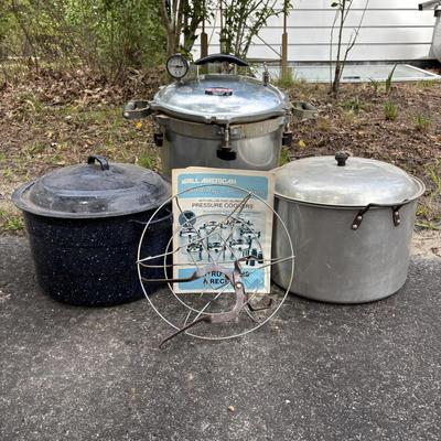 LOT 90: All American Pressure Cooker & Canning Pots