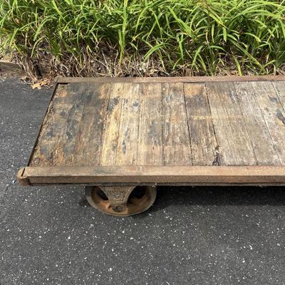 LOT 92: Vintage Fairbanks Co. Industrial Utility Cart