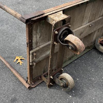 LOT 92: Vintage Fairbanks Co. Industrial Utility Cart