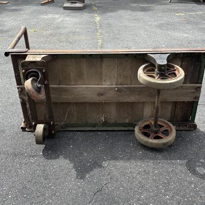 LOT 92: Vintage Fairbanks Co. Industrial Utility Cart