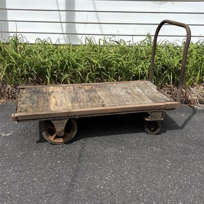 LOT 92: Vintage Fairbanks Co. Industrial Utility Cart