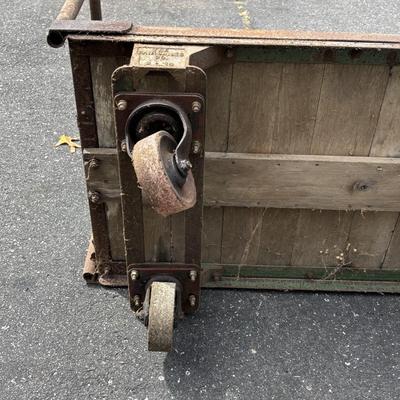 LOT 92: Vintage Fairbanks Co. Industrial Utility Cart