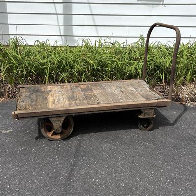 LOT 92: Vintage Fairbanks Co. Industrial Utility Cart