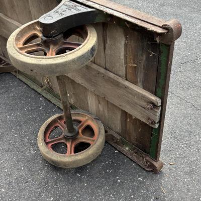 LOT 92: Vintage Fairbanks Co. Industrial Utility Cart