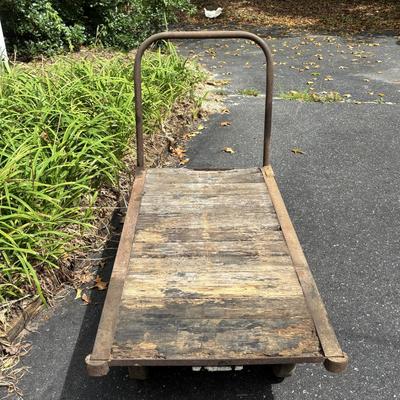 LOT 92: Vintage Fairbanks Co. Industrial Utility Cart