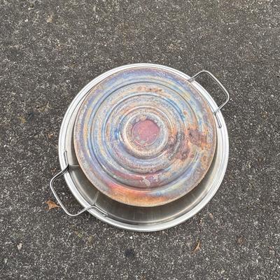 LOT 93: Stainless Steel Cookware Collection: Flatbottom Pan/Wok (2), Juicer Pot Made in Finland, Poacher/Steamer Pots