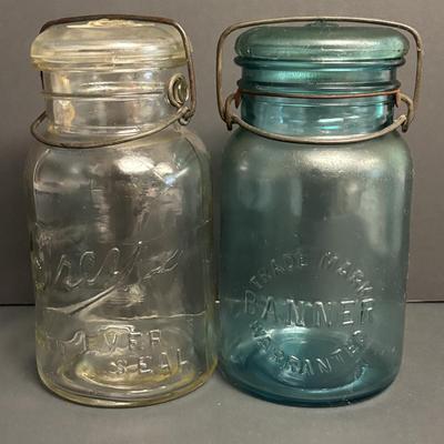 LOT 94: Antique/Vintage Canning Jars