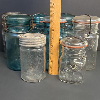 LOT 94: Antique/Vintage Canning Jars