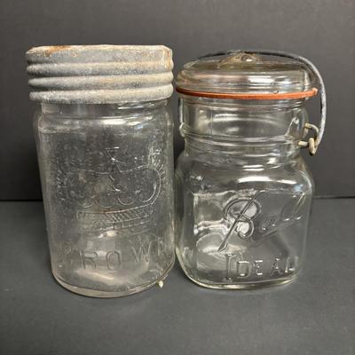LOT 94: Antique/Vintage Canning Jars