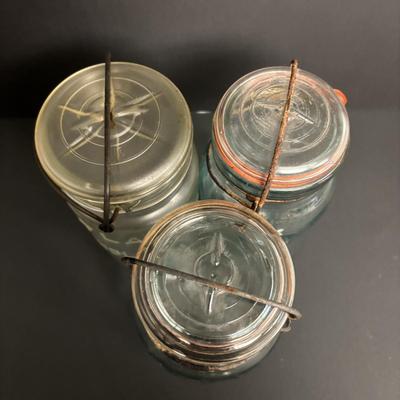 LOT 95: Antique/Vintage Canning Jars