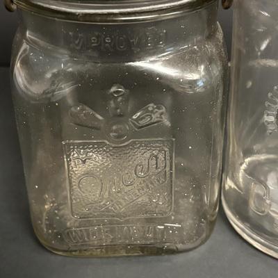 LOT 95: Antique/Vintage Canning Jars