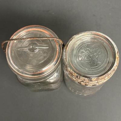 LOT 95: Antique/Vintage Canning Jars