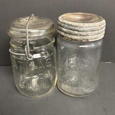 LOT 96: Antique/Vintage Canning Jars