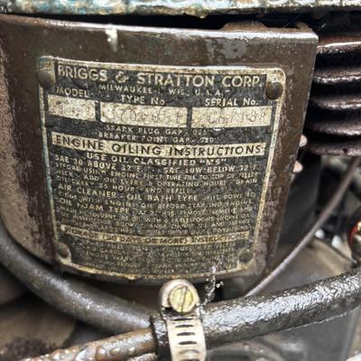 LOT 102: Suburban Riding Tractor w/ Briggs & Stratton Motor