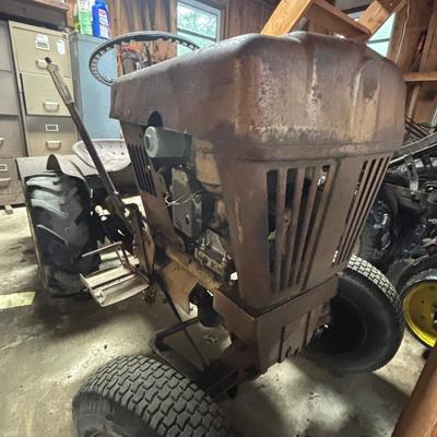 LOT 104: As Found Tractor w/PTO and Rototiller