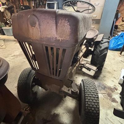 LOT 104: As Found Tractor w/PTO and Rototiller
