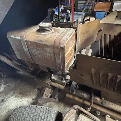 LOT 104: As Found Tractor w/PTO and Rototiller