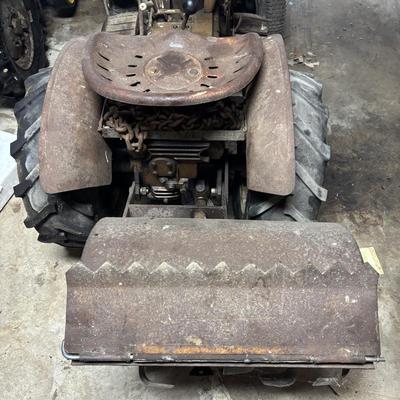LOT 104: As Found Tractor w/PTO and Rototiller