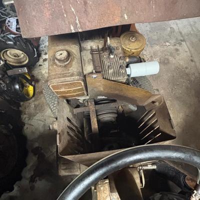 LOT 104: As Found Tractor w/PTO and Rototiller