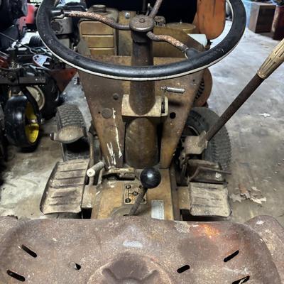 LOT 104: As Found Tractor w/PTO and Rototiller
