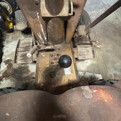 LOT 104: As Found Tractor w/PTO and Rototiller