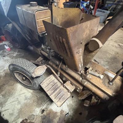 LOT 104: As Found Tractor w/PTO and Rototiller