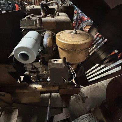 LOT 104: As Found Tractor w/PTO and Rototiller