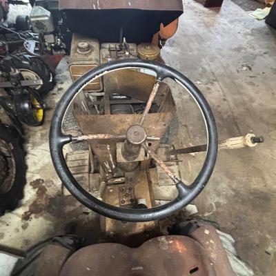 LOT 104: As Found Tractor w/PTO and Rototiller