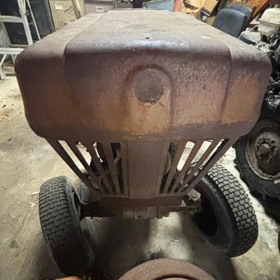 LOT 104: As Found Tractor w/PTO and Rototiller