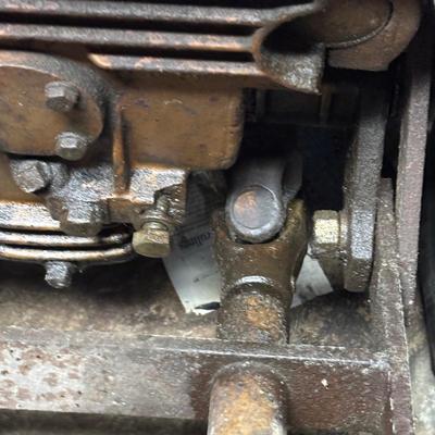 LOT 104: As Found Tractor w/PTO and Rototiller