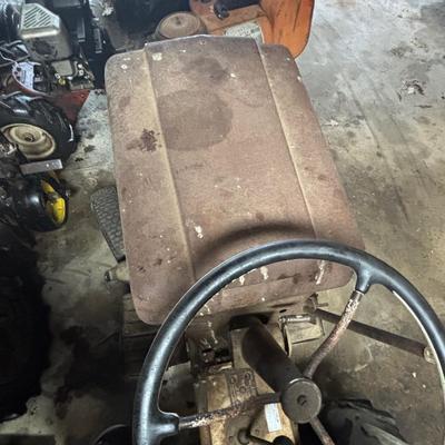 LOT 104: As Found Tractor w/PTO and Rototiller