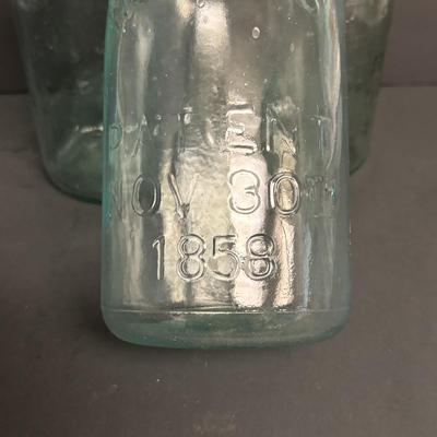 LOT 106: Antique/Vintage Canning Jars